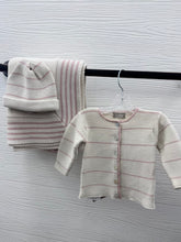 CARMINA 3PC CARDIGAN,BINI HAT AND BLANKET